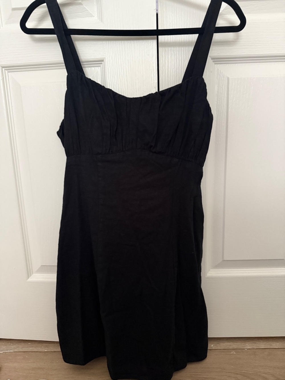 Nordstrom Black Mini Dress with Straps